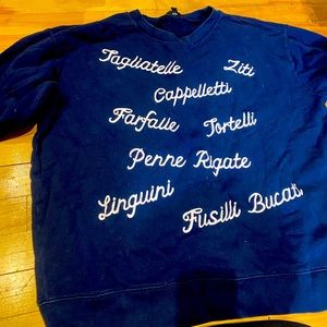 J. Crew ‘pasta’ sweatshirt